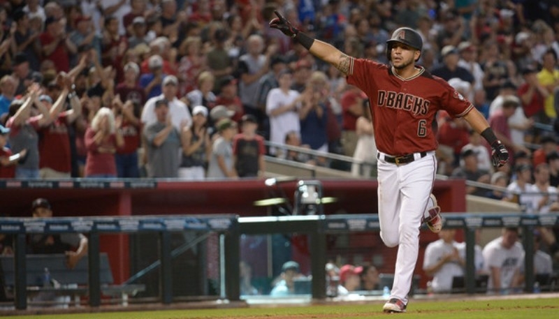 David Peralta conectó su 5to jonrón